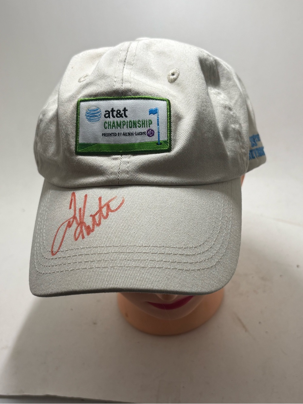 Tom Kite golf Hat  AT&T championship 25th anniversary cap autograph 2009 SA, TX